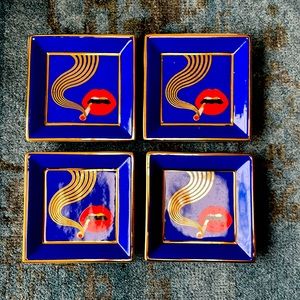 Jonathan Adler Smolder coasters/trays set of four